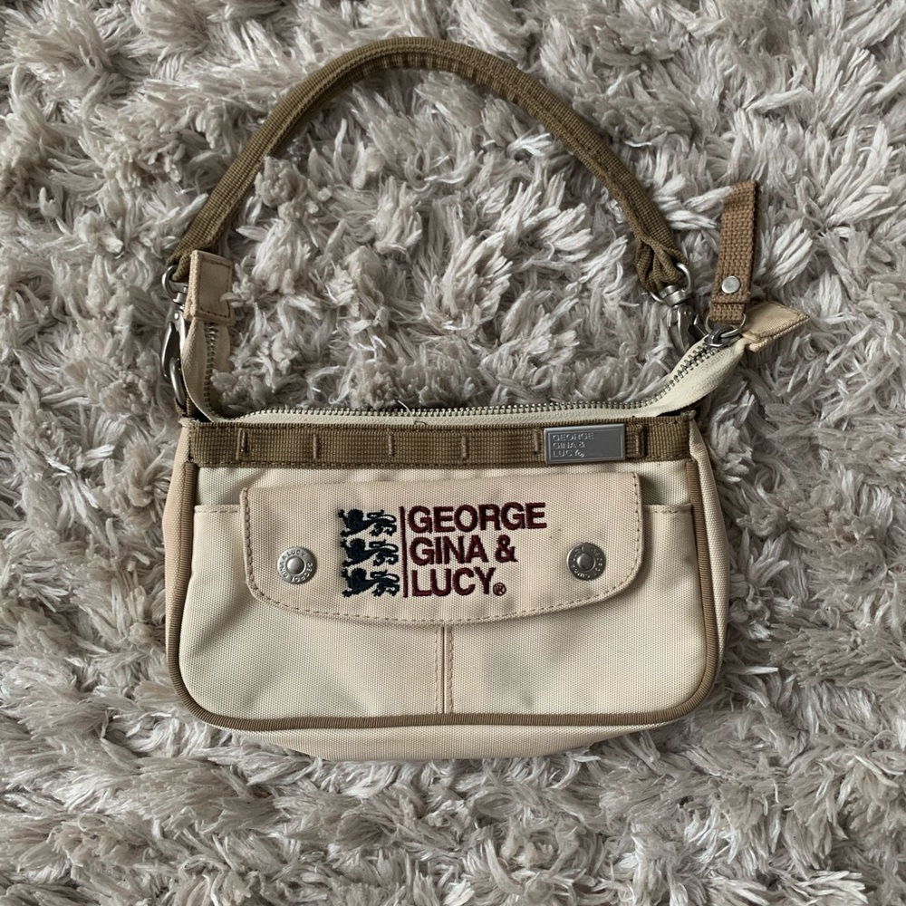 Cream Vintage George Gina & Lucy Shoulder Bag